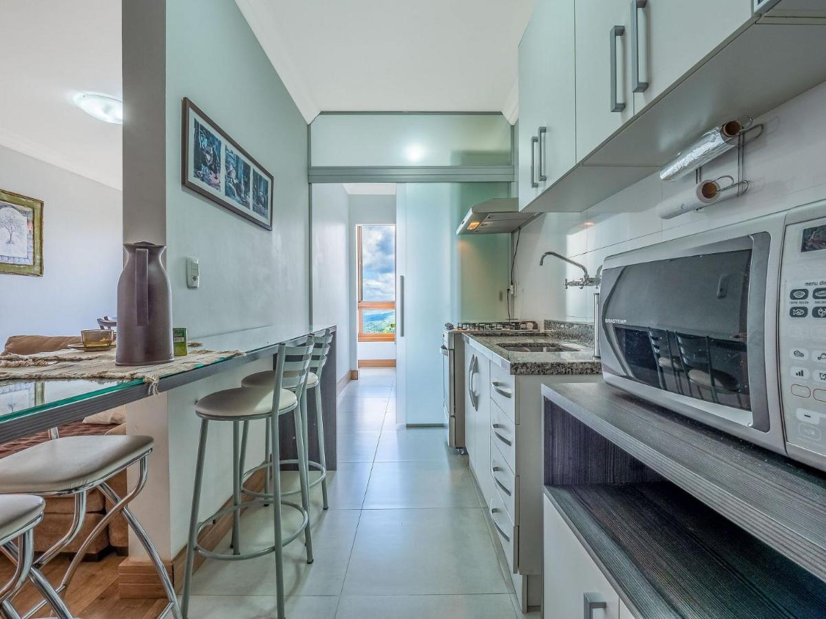 Cristo Rei 302 - Apartamento Em Gramado - Vista Para O Vale Leilighet Eksteriør bilde
