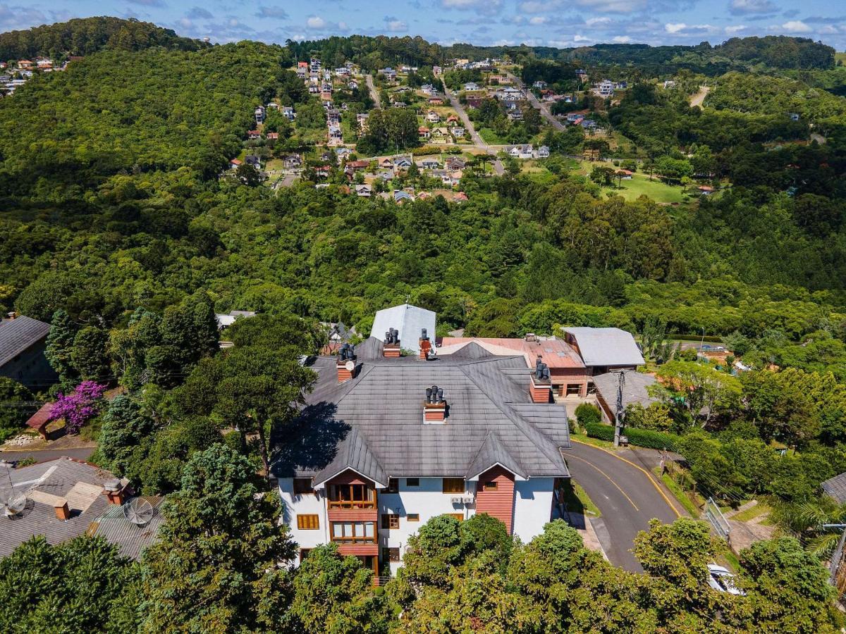 Cristo Rei 302 - Apartamento Em Gramado - Vista Para O Vale Leilighet Eksteriør bilde